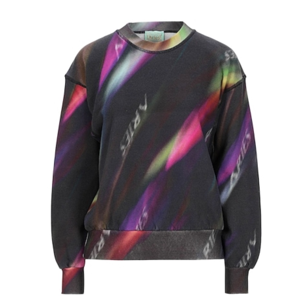Aries Arise tie dye logo sweatshirt